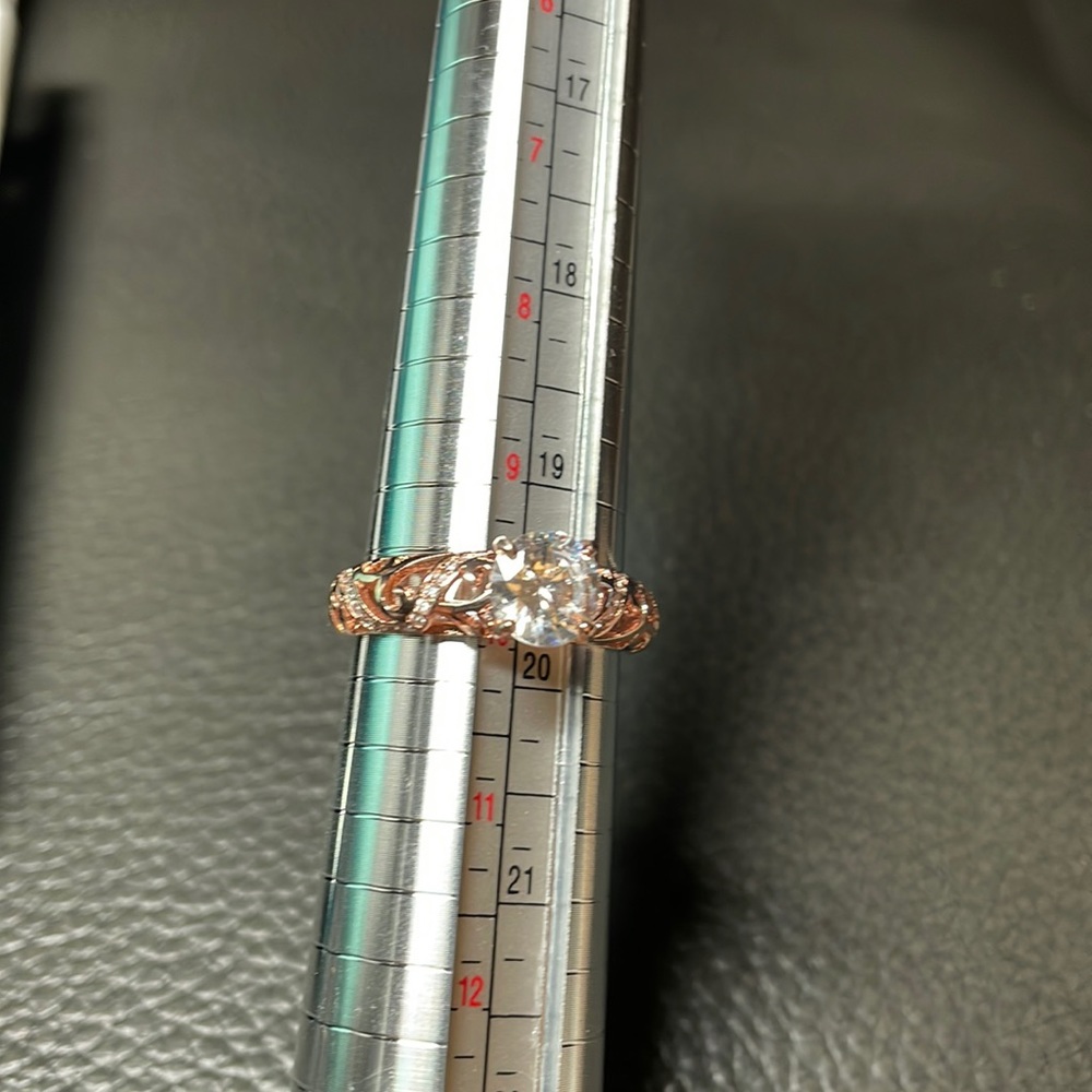 Rose Gold CZ Ring. Beautiful!!!